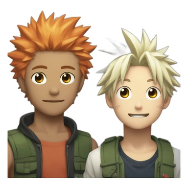 kirishima et bakugo sticker