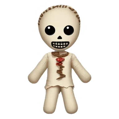 Traditional Voodoo doll  sticker