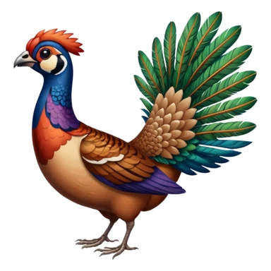 pheasant cute sticker