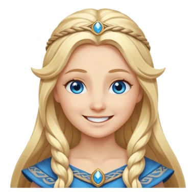 Norse goddess Nana, personification of joy, peace, and happiness  sticker