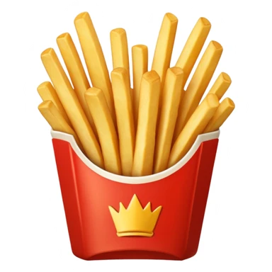 Porzione di patatine piccola sticker