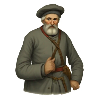 russian serfs 19th century sticker