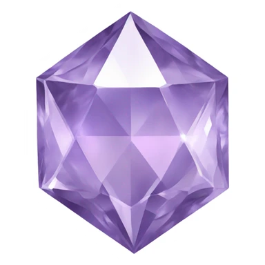 A light purple diamond sticker