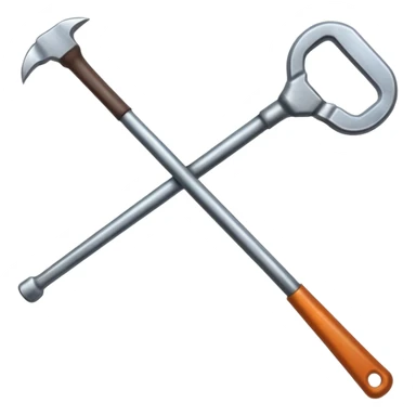 metal crowbar  sticker