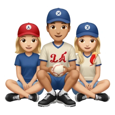 Mans head between 1 girls legs sticker