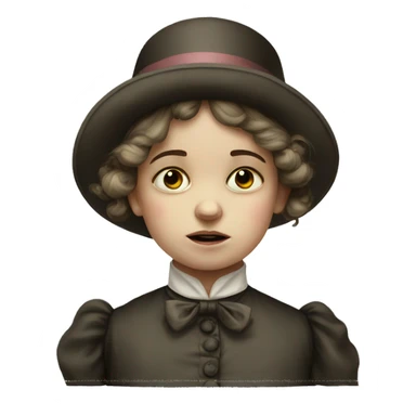  sick Victorian child sticker