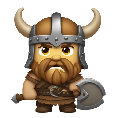 Drakkar viking angry sticker