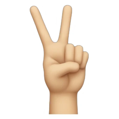 A hand making an L sign sticker