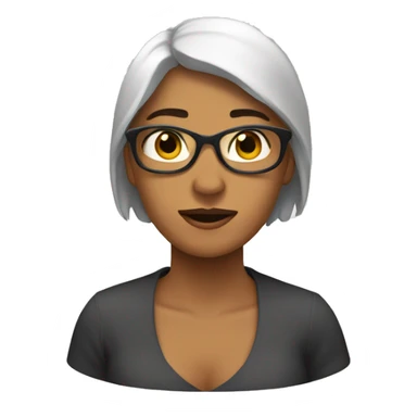 Mujer decepcionada  sticker