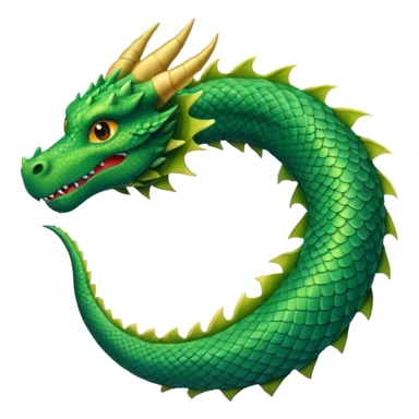 dragon tail sticker