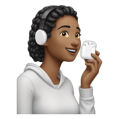 airpods black sticker