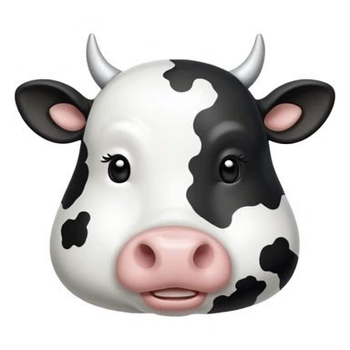 milk bow with a cow on it sticker