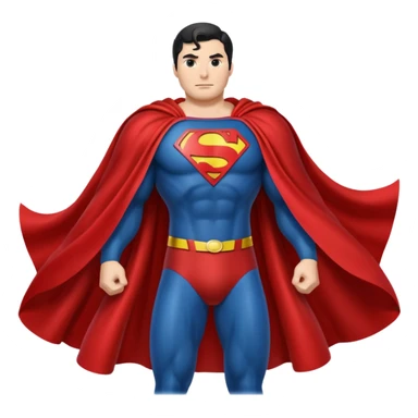 superman's cape sticker