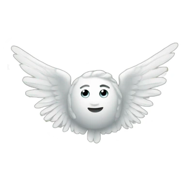 money flying with wings sticker
