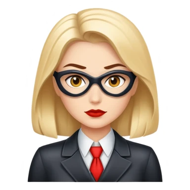 Secretary super hero sticker