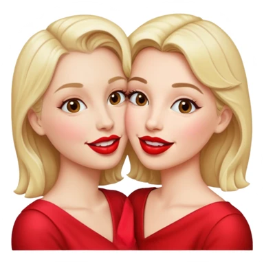 Lesbians kissing sticker