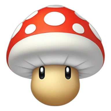 mushroom super mario sticker