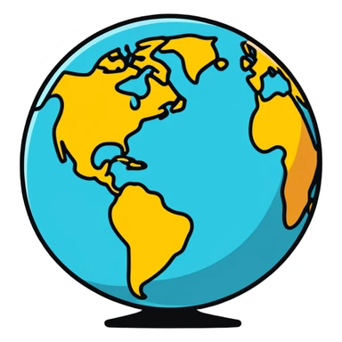 globe sticker