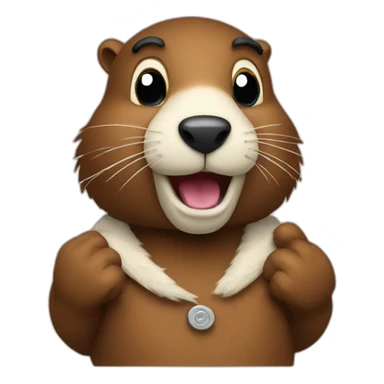 bucee the. beaver sticker