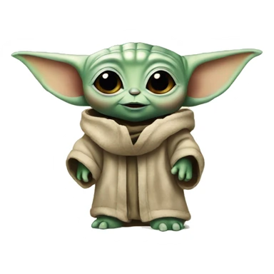 baby yoda welcoming sticker