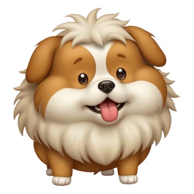 Dog farting sticker