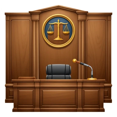 court room items sticker