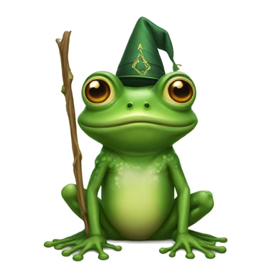 frog is a wizzard  sticker