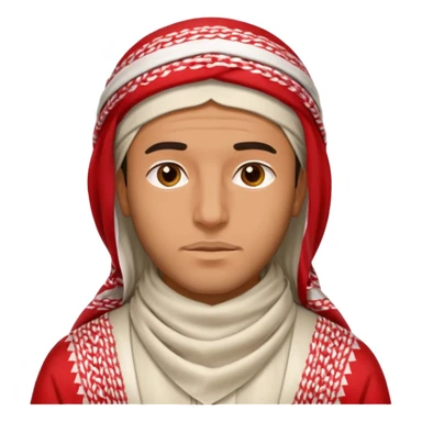 Emoji for a man wearing a Saudi Shemagh  sticker