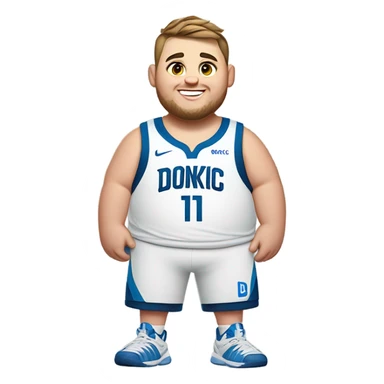 A really fat Luka doncic  sticker