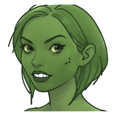 Girl with grilles  sticker