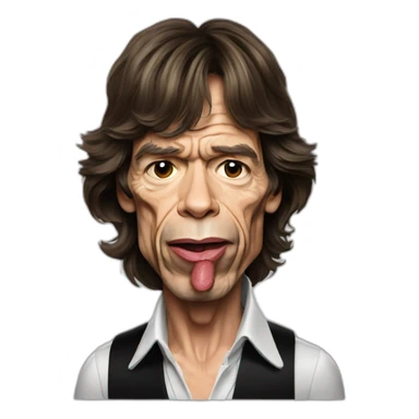 mick jagger sticker