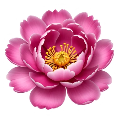 emoji pivoine sticker