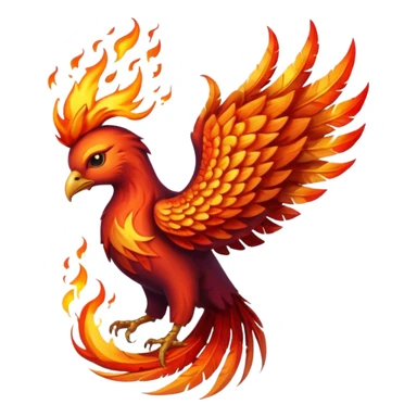 phoenix rising from the ashes sticker
