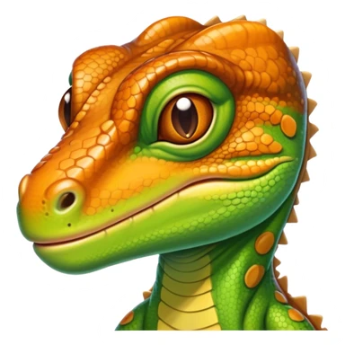 Tanning lizard  sticker