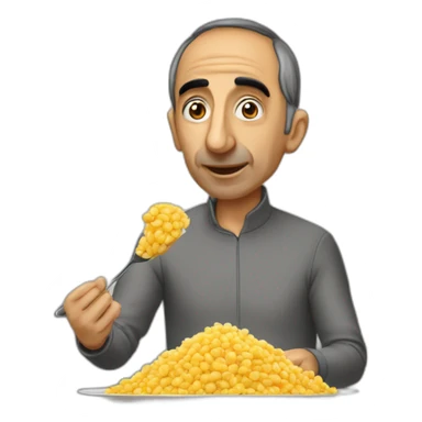 ZEMMOUR QUI MANGE UN MAFé sticker