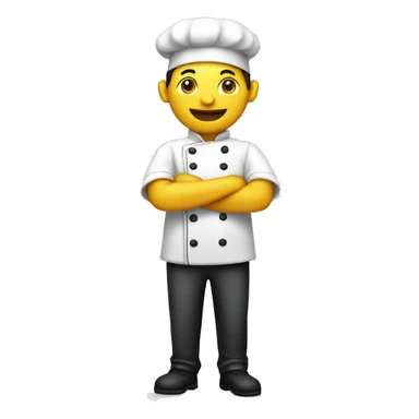 Chef, yellow skin, camera in hand  sticker