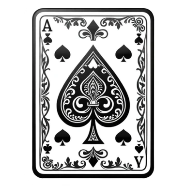 ace of spades sticker