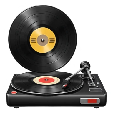 Record player sticker