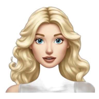 elsa hosk lookalike sticker