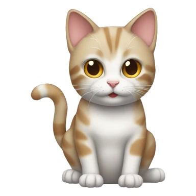 Cat saying 🤫 sticker