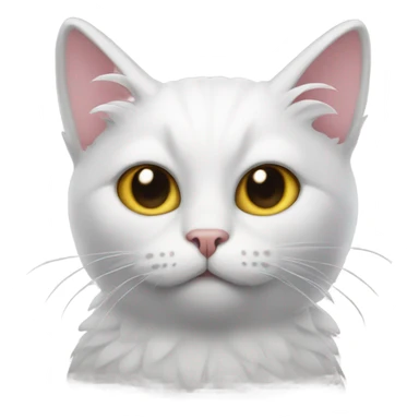 cat with wings and a beak sticker