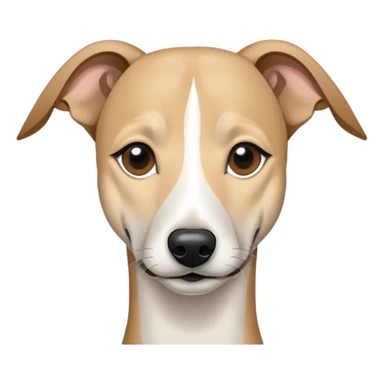 A whippet doing a side eye sticker