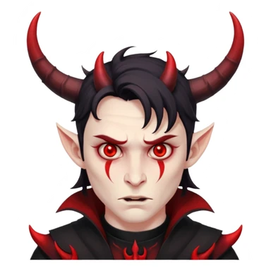 Ange diabolique homme sticker