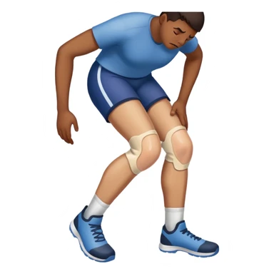 knee injury sticker