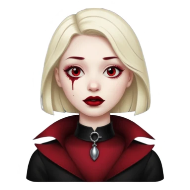 A gothic style bite me sticker
