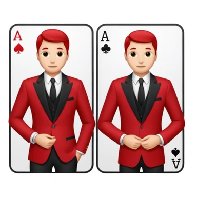 matching card sticker