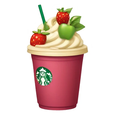 Starbucks, dragon, fruit refresher ￼ sticker
