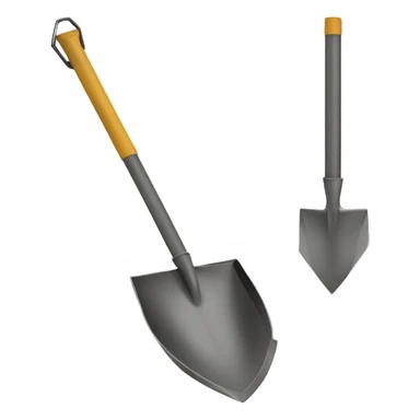 shovel digging with mine lab metal detector  sticker