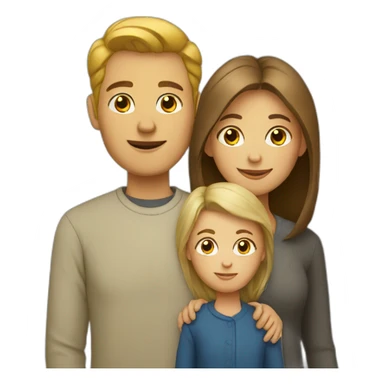 white family sticker