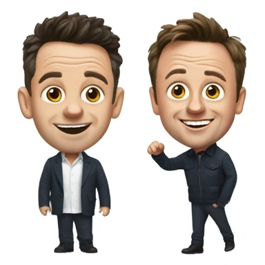 Ant and dec sticker